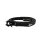 Nylon Tactical Führleine Deep Black - Leine 2.5m 3-fach verstellbar mit integriertem Griff