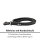Nylon Tactical Führleine Deep Black - Leine 2.5m 3-fach verstellbar mit integriertem Griff