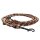 Paracord Führleine verstellbar - Petrol Black