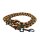 Paracord Führleine verstellbar - Petrol Black