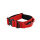 Nylon Tactical Halsband Rosso Red - M 42-55cm