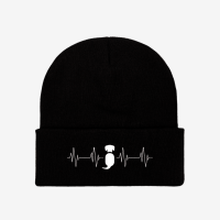 Beanie Mütze Lifeline - Schwarz