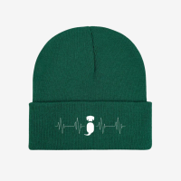 Beanie Mütze Lifeline - Bordeauxrot