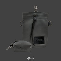Leckerlibeutel Cool Grey - Leckerlibeutel mit Wunschname & Spender