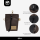 Leckerlibeutel Brown & Gold - Leckerlibeutel mit Wunschname & Spender