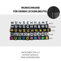 Leckerlibeutel Black Steel - Leckerlibeutel mit Wunschname & Spender