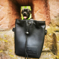 Leckerlibeutel Black Onyx - Leckerlibeutel mit Wunschname...