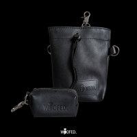 Leckerlibeutel Black Onyx - Leckerlibeutel mit Wunschname & Spender