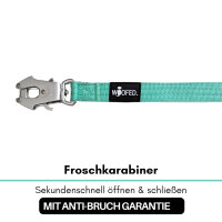 Nylon Tactical Führleine Seafoam - Leine 2.5m 3-fach verstellbar mit integriertem Griff