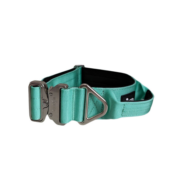 Nylon Tactical Halsband Seafoam - S 33-43cm