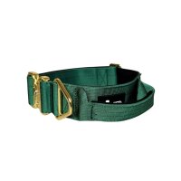 Nylon Tactical Halsband Emerald Green - L 50-65cm