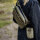 Multifunktionale Gassitasche - 2 in 1 Bauchtasche & Schultertasche Olive