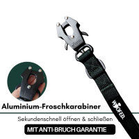 Nylon Tactical Führleine Dark Green - Leine 2.5m 3-fach verstellbar mit integriertem Griff