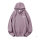Hoodie Unisex Dogmom Flieder - S