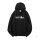 Hoodie Unisex F*** humans love dogs Schwarz - M