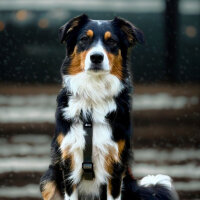 Y-Hundegeschirr 4fach-verstellbar mit Griff und Sicherheitsschnallen Anthracite - ultraleicht - XL