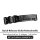 Nylon Tactical Halsband mit Griff Anthracite - ultraleicht - L 50-65cm | 5cm