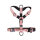 Y-Hundegeschirr 4fach-verstellbar mit Griff und Sicherheitsschnallen Dusty Rose - ultraleicht - XL