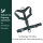 Y-Hundegeschirr 4fach-verstellbar mit Griff und Sicherheitsschnallen Dark Green - ultraleicht - XL