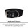 Nylon Classic Halsband Deep Black - L 50-56cm | 5cm / Silber