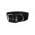 Nylon Classic Halsband Deep Black - XL 58-64cm | 5cm / Silber