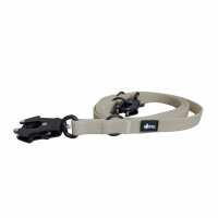 Führleine WOOFLEX® Tactical verstellbar Desert Sand - 2.5m 3-fach verstellbar mit Froschkarabiner
