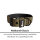 Nylon Classic Halsband Military Olive - S 34-40cm | 3,2cm / Silber