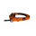 Nylon Classic Führleine Safety Orange - 2,5m 3-fach verstellbar / Schwarz