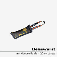 Hundespielzeug Beißwurst Camo - 30cm mit Handschlaufe
