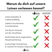 Nylon Tactical Führleine Noble Olive - Leine 2.5m 3-fach verstellbar mit Kurzführgriff