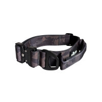 taktisches Nylon Halsband Black Camo - ultraleicht - M...