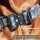 Halsband WOOFLEX® Tactical verstellbar mit Griff Woodland Camo - M 41-50cm | 3.8cm