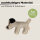 nachhaltiges Hundespielzeug Hund Bruno - Grau