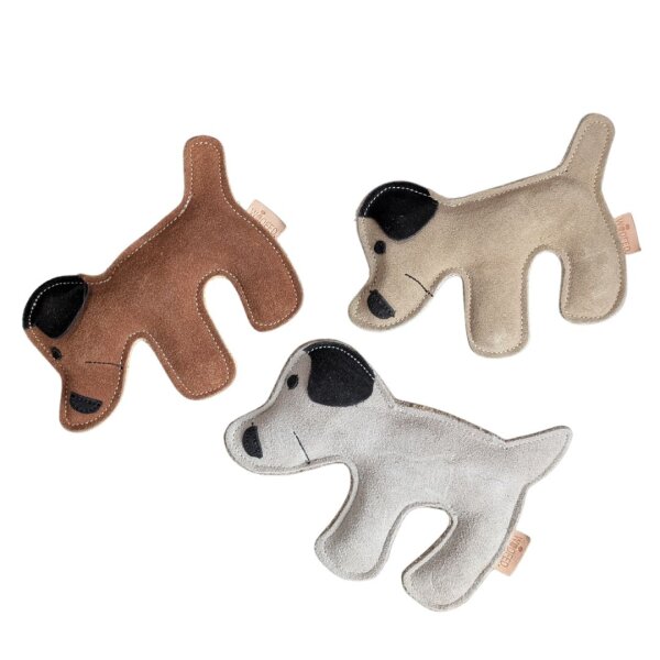 nachhaltiges Hundespielzeug Hund Bruno - Beige