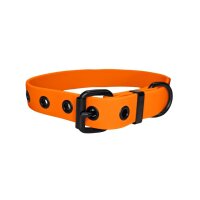 Halsband WOOFLEX® Classic verstellbar Sunset Orange - M 37-47cm 2,5cm