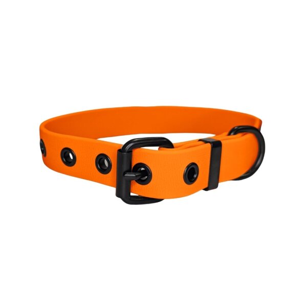 Halsband WOOFLEX® Classic verstellbar Sunset Orange - XL 52-62cm 3,8cm