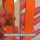 Führleine WOOFLEX® Tactical verstellbar Sunset Orange - 2.5m 3-fach verstellbar mit Froschkarabiner & Kurzführgriff