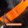 Halsband WOOFLEX® Tactical verstellbar mit Griff Sunset Orange - L 50-64cm | 3.8cm