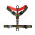 Y-Hundegeschirr 4fach-verstellbar mit Griff und Sicherheitsschnallen Hunter Glow - ultraleicht - S