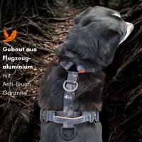 Y-Hundegeschirr 4fach-verstellbar mit Griff und Sicherheitsschnallen Signal Camo - ultraleicht - L