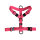 Y-Hundegeschirr 4fach-verstellbar mit Griff und Sicherheitsschnallen Pink Bloom - ultraleicht - M