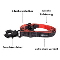 Nylon Tactical Führleine Signal Camo - Leine 2.5m 3-fach verstellbar mit Kurzführgriff