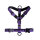 Y-Hundegeschirr 4fach-verstellbar mit Griff und Sicherheitsschnallen Velvet Purple - ultraleicht - XL