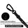 Nylon Pro Führleine Deep Black - Leine 2.5m 3-fach verstellbar