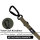 Nylon Pro Führleine Military Olive - Leine 2.5m 3-fach verstellbar mit Kurzführgriff