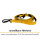 Nylon Pro Führleine Sunset Yellow - Leine 2.5m 3-fach verstellbar