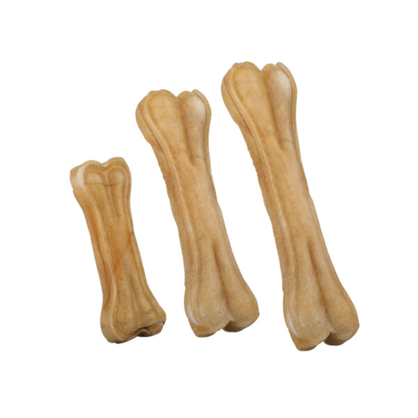 Büffelhaut Kauknochen - L 20cm / Stück
