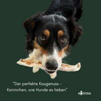 Kaninchenohren mit Fell - 200g