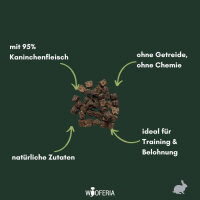 Kaninchenfleisch Würfel PUR - 500g