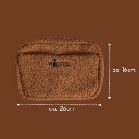 Multifunktionale Gassitasche - 2 in 1 Bauchtasche & Schultertasche Teddy Brown